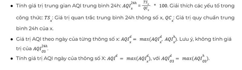 chất lượng không khí là gì