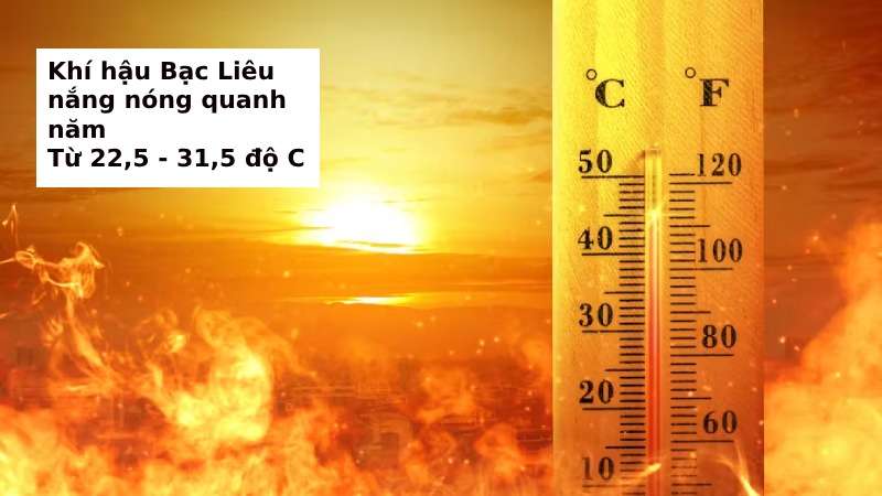 khí hậu bạc liêu