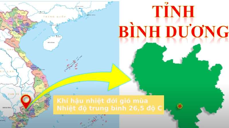 Khí hậu Bình Dương: Phân biệt rõ rệt 2 mùa mưa – khô