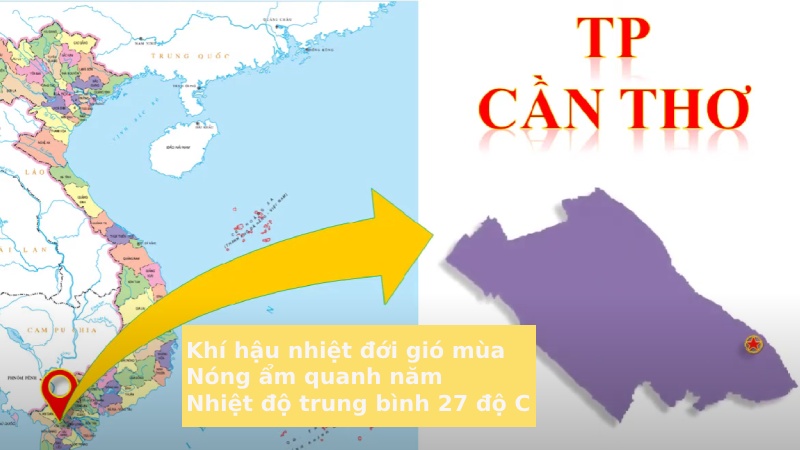 Khí hậu Cần Thơ có đặc điểm gì? Đánh giá các chỉ số trong cả năm