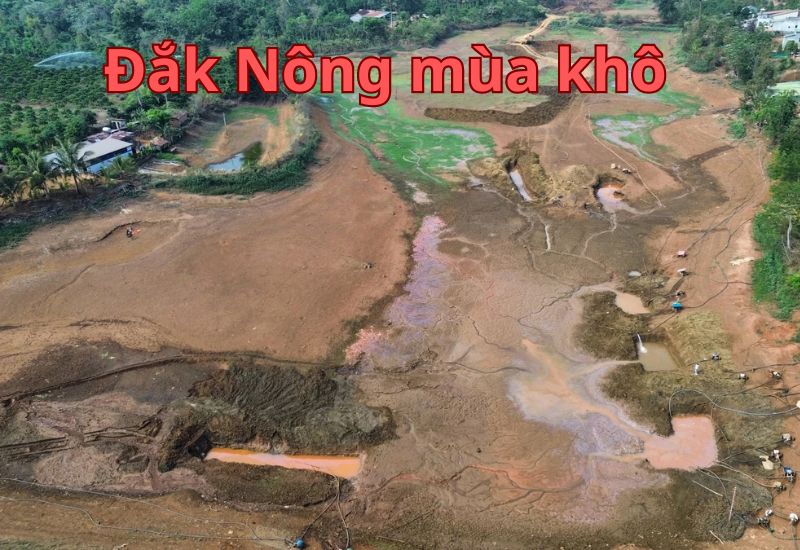 khí hậu đắk nông mùa khô