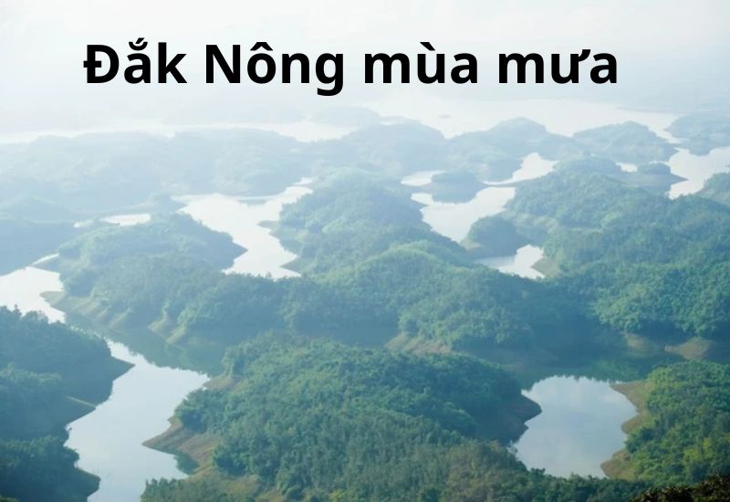 khí hậu đắk nông mùa mưa