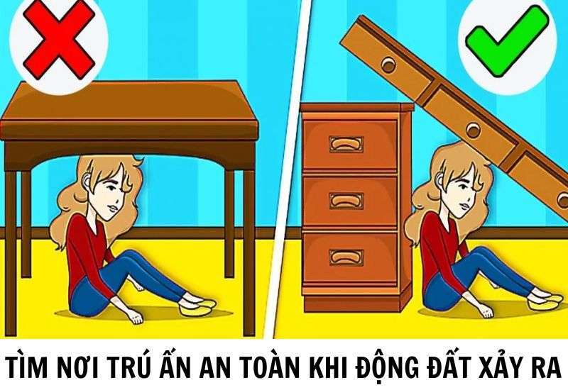 làm gì khi có động đất
