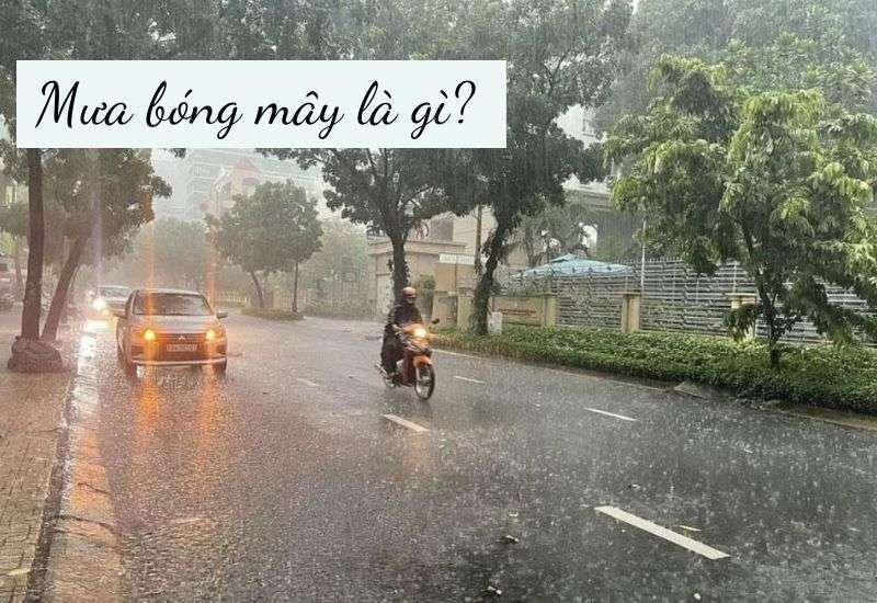 mưa bóng mây