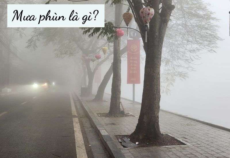 mưa phùn là loại mưa