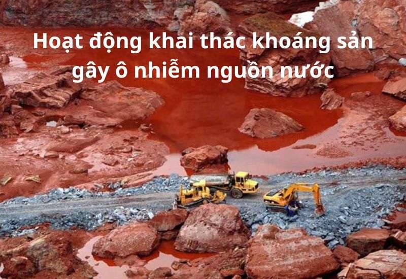 nguyên nhân gây ô nhiễm nguồn nước