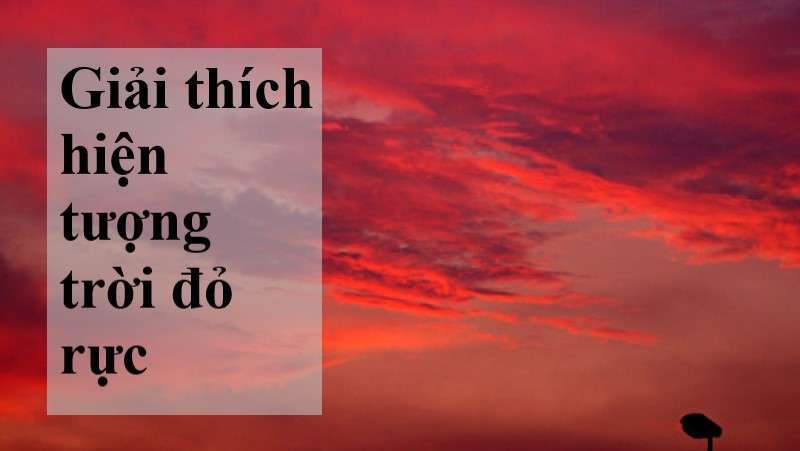 tại sao bầu trời có màu hồng